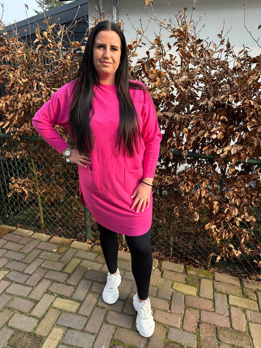 Lange knooptrui FUCHSIA