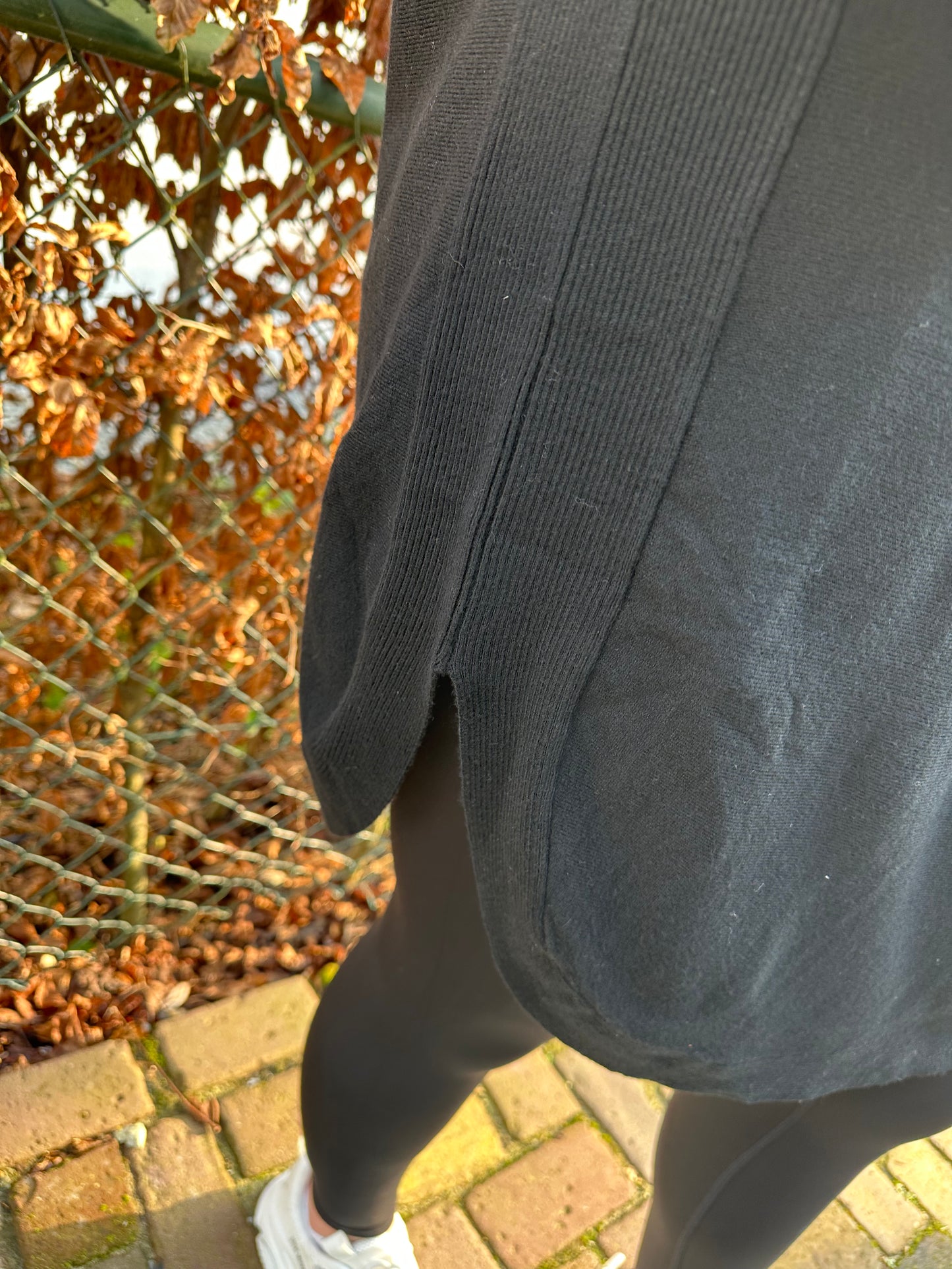 Lange knooptrui ZWART