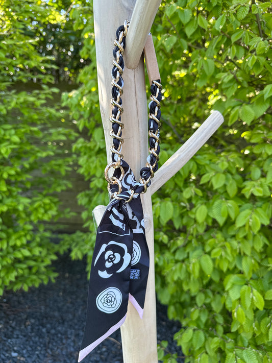 Telefoonhanger zwart/roze