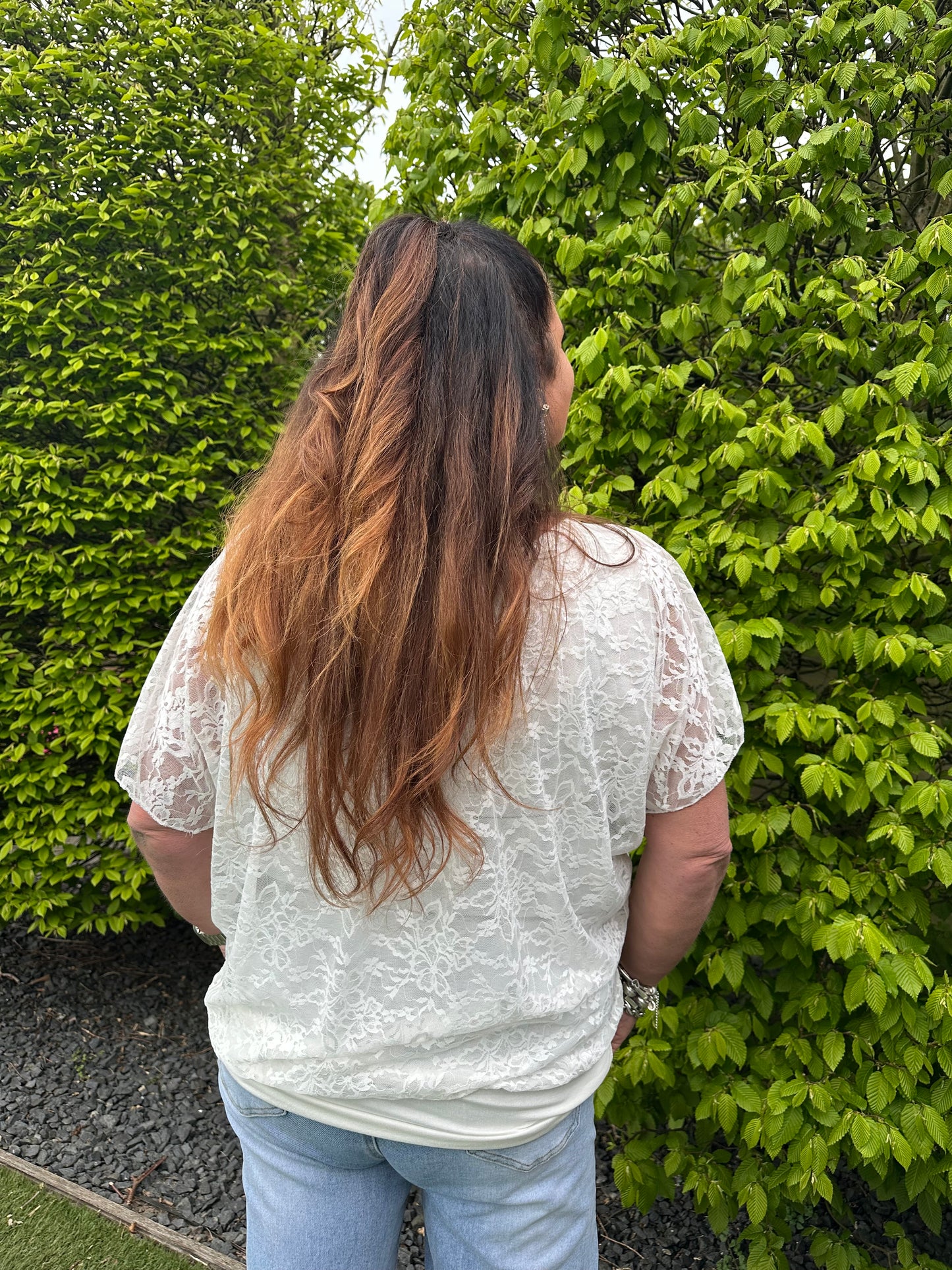 VLEERMUIS KORTE MOUW KANT OFF WHITE