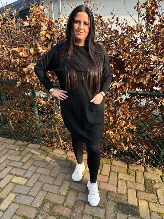 Lange knooptrui ZWART