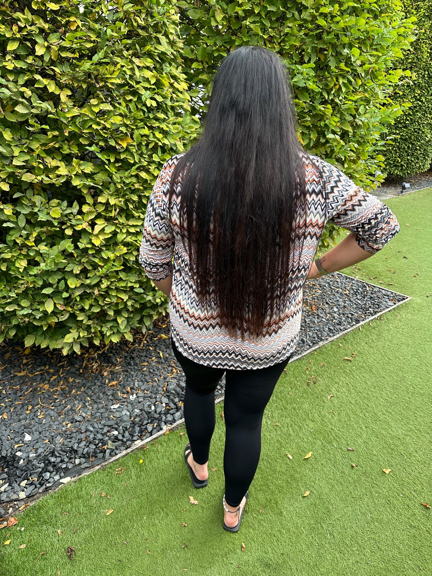 Blouse print travel 7