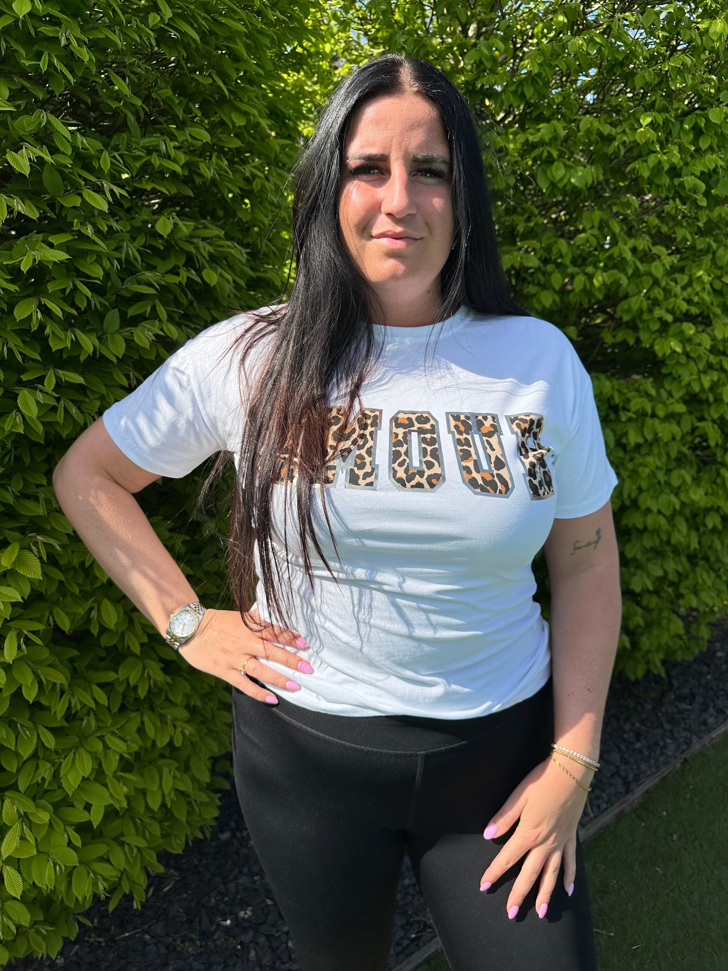 T-SHIRT MET PRINT AMOUR