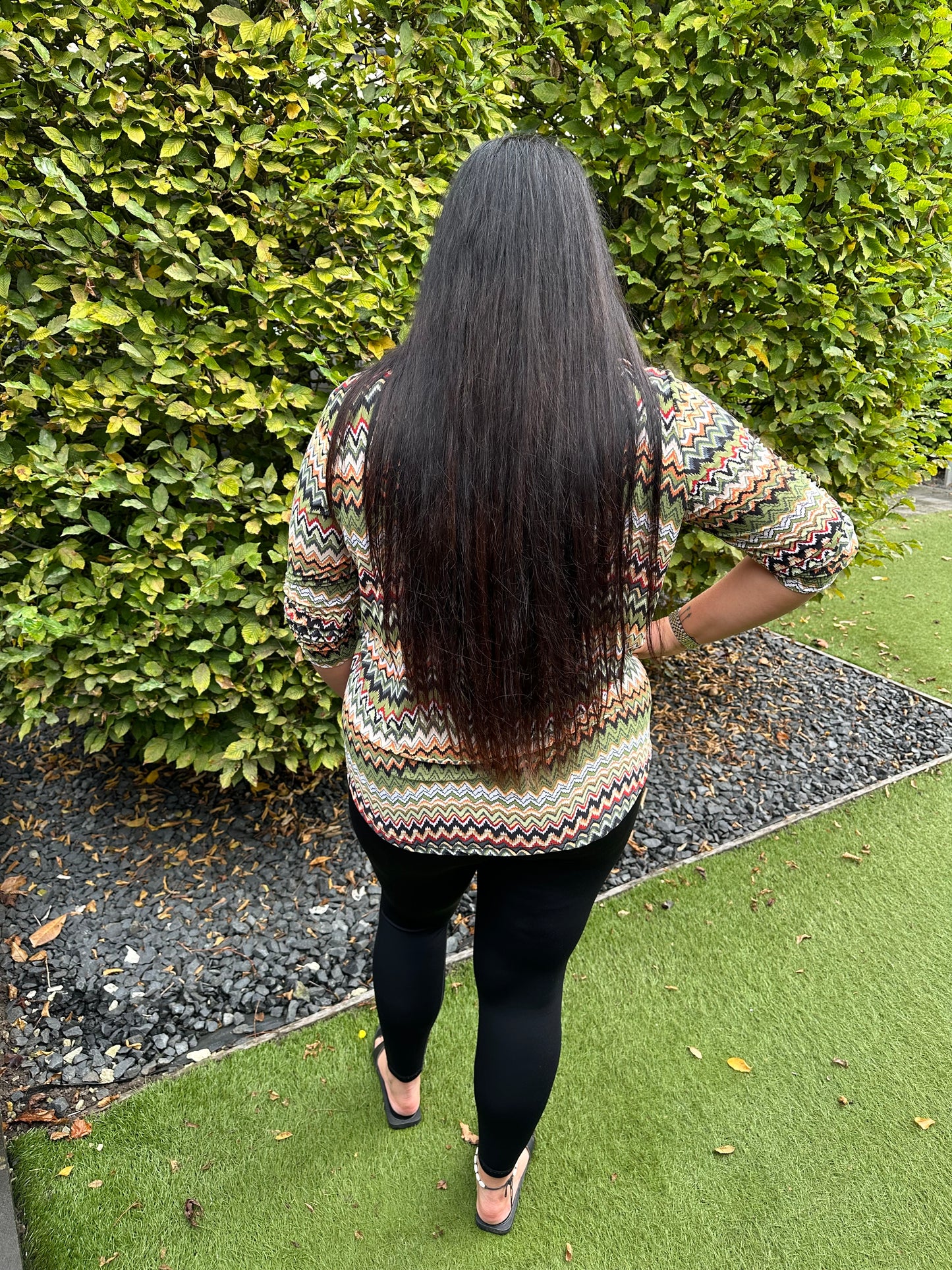 Blouse print travel 8