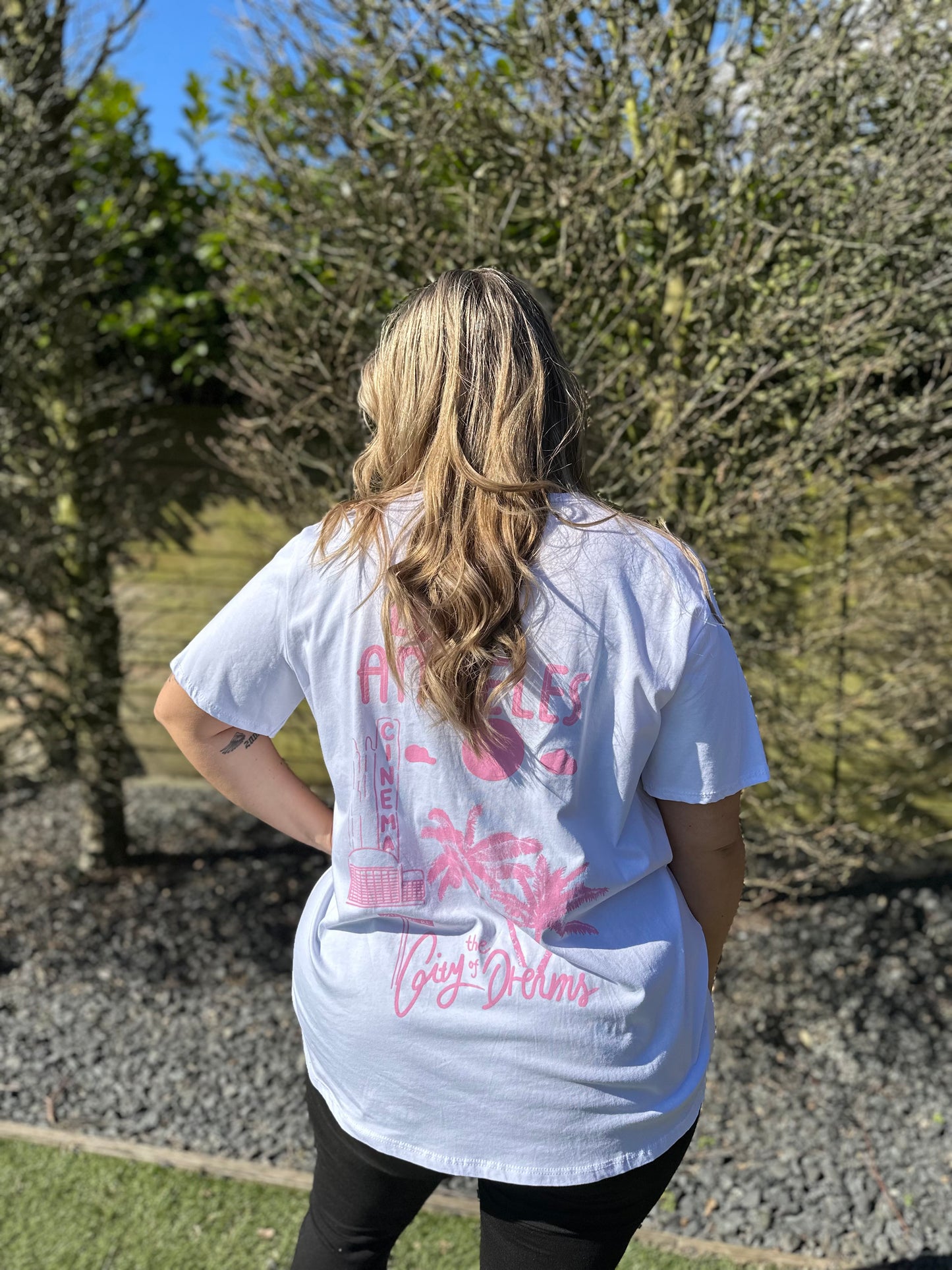 T-SHIRT MET LA PRINT WIT