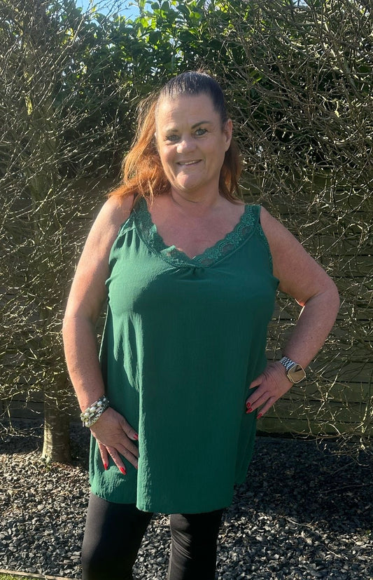 Hemd kant XXL FLESSENGROEN