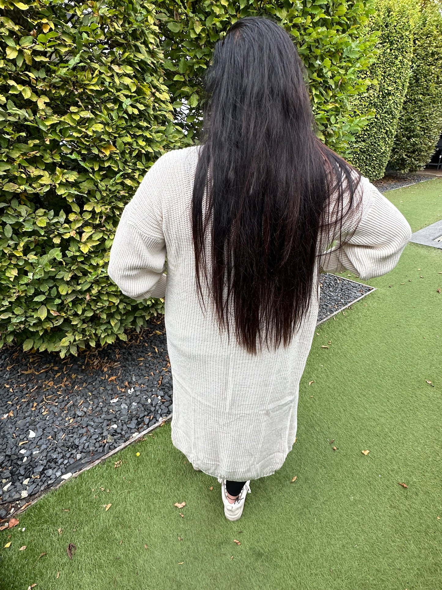 Dik vest met pofmouw BEIGE