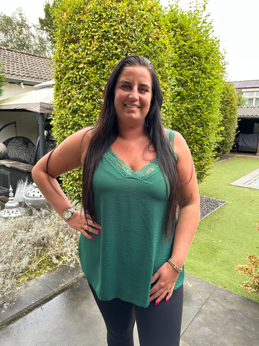 Hemd kant FLESSENGROEN