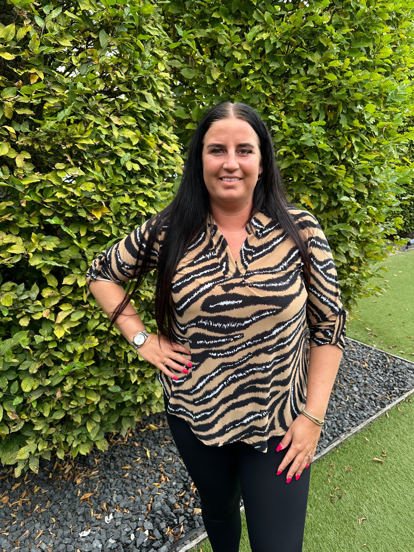 Blouse print travel 4