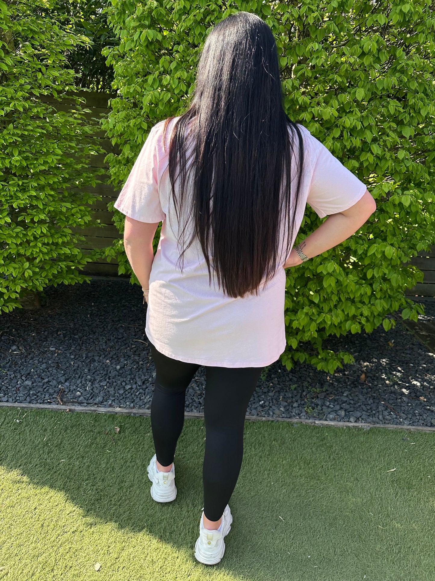 T-SHIRT MET PRINT LA ROZE