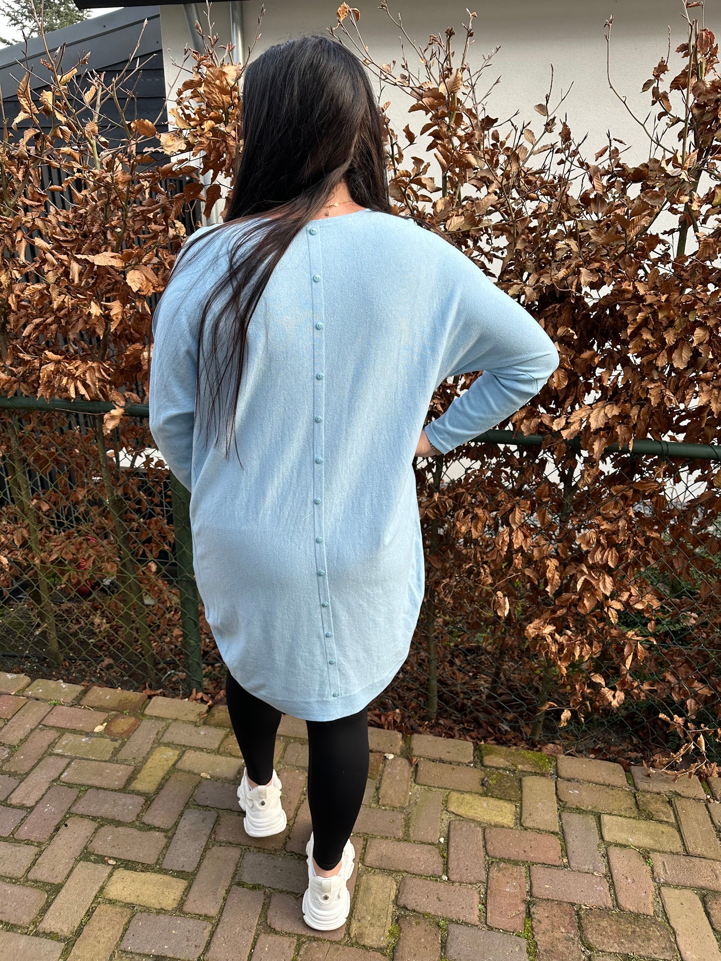 Lange knooptrui LICHT BLAUW