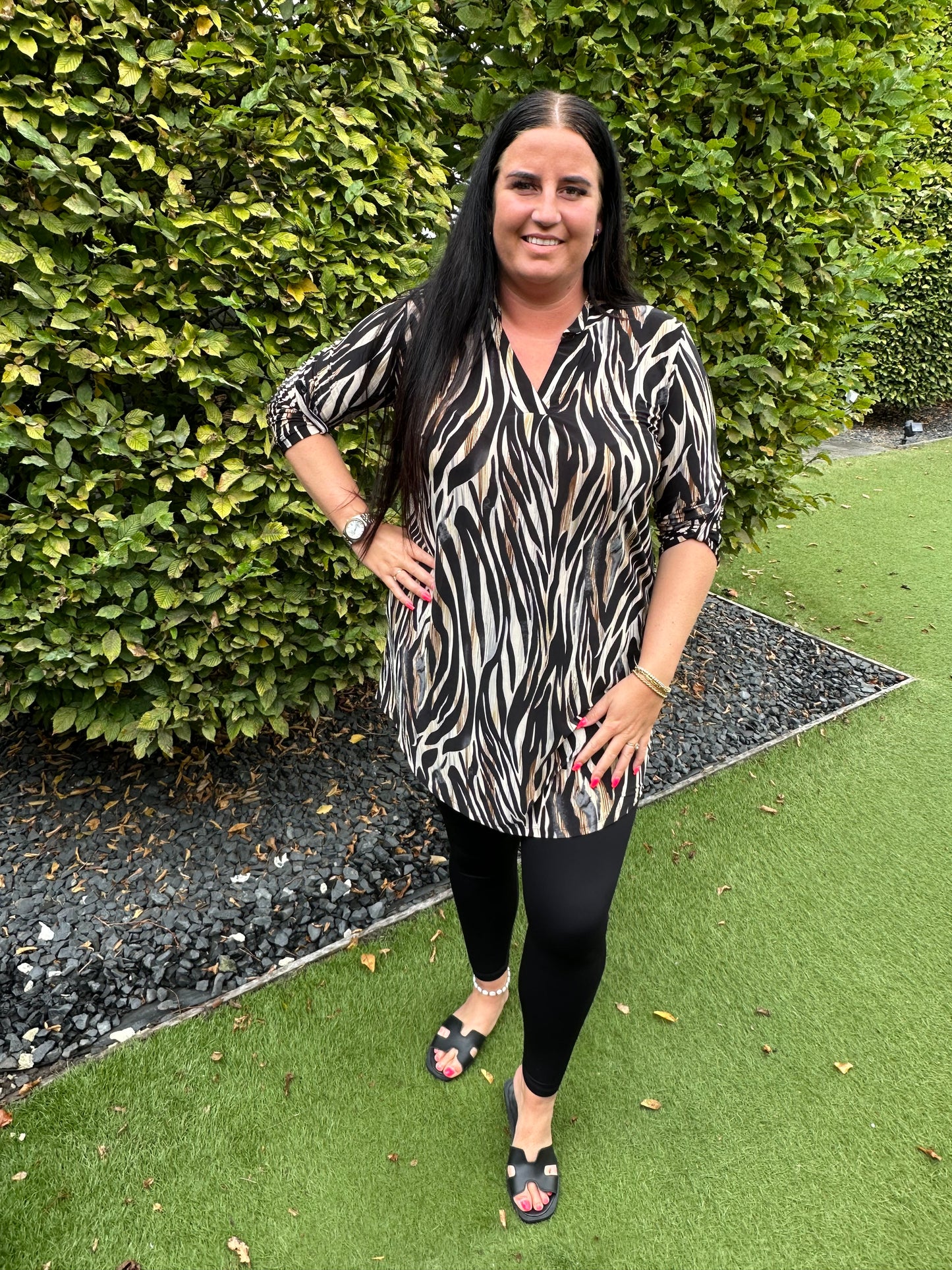 Travel tuniek met print 2