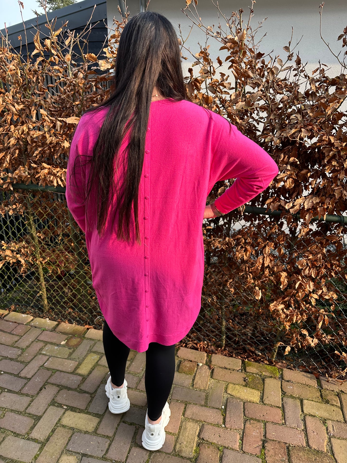 Lange knooptrui FUCHSIA