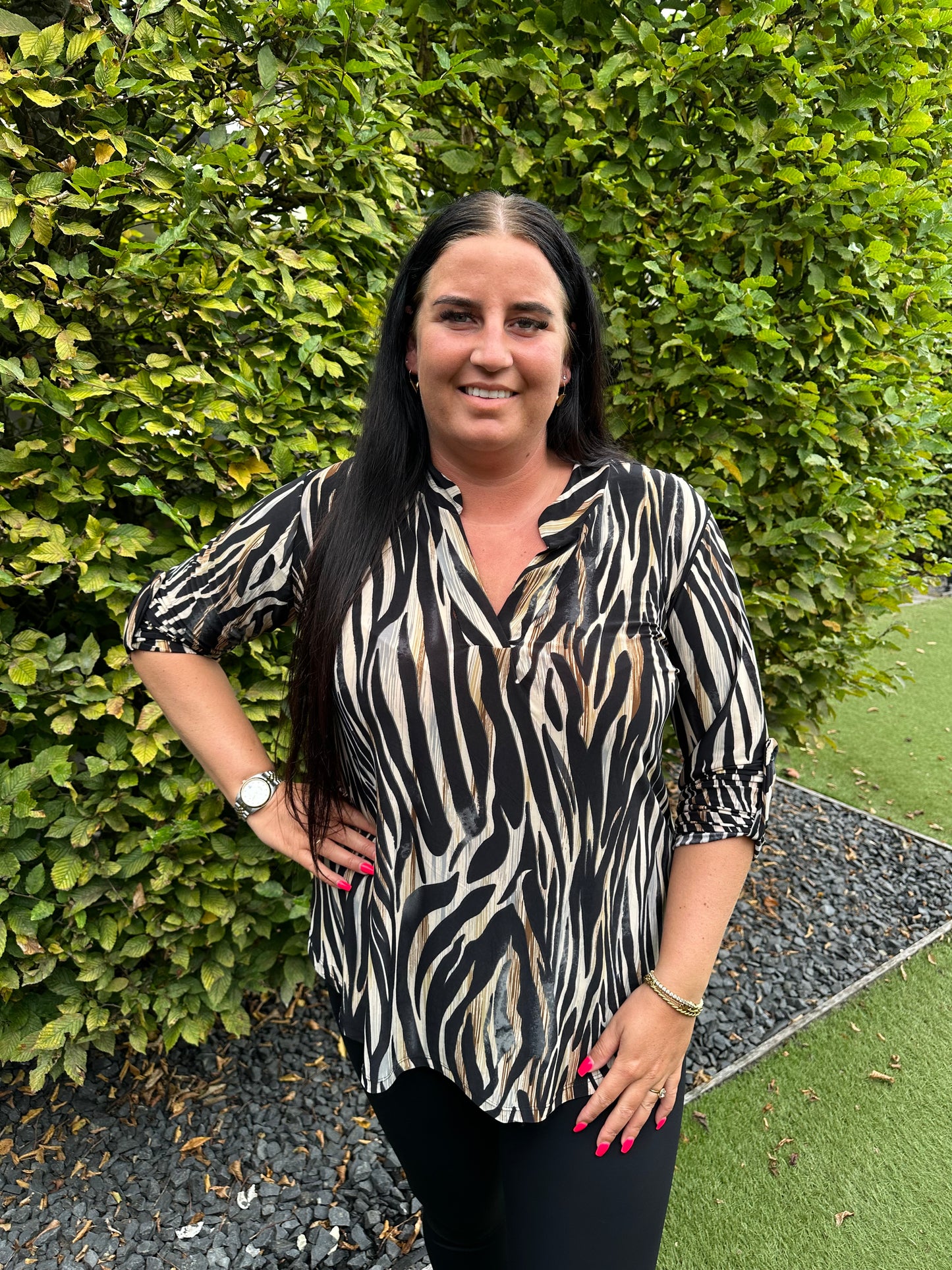 Blouse print travel 1