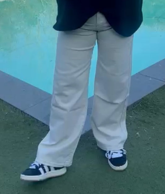 GOODIES BEIGE WIDE LEG DJ2498-12