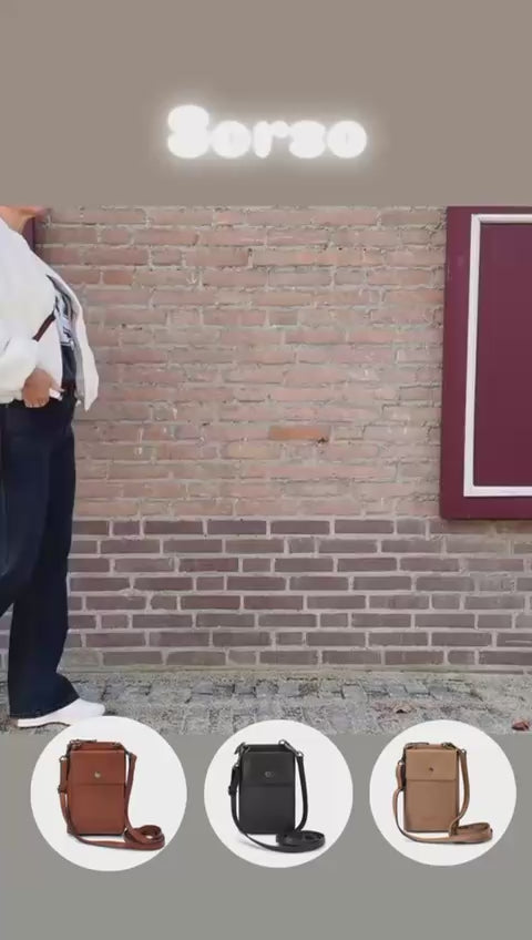 BAG2BAG TELEFOONTASJE ZWART