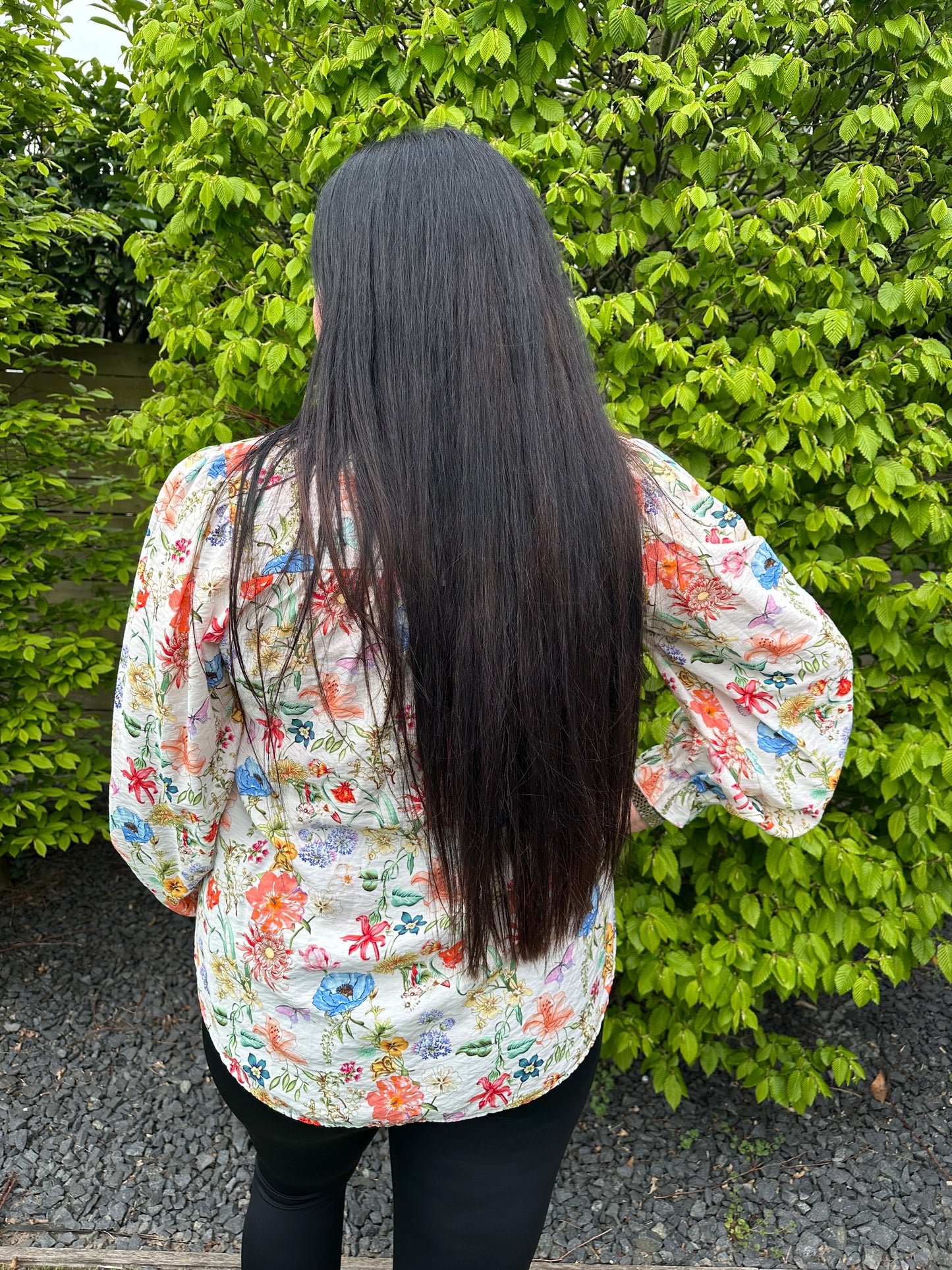 BLOUSE PRINT BLOEM MULTICOLOUR