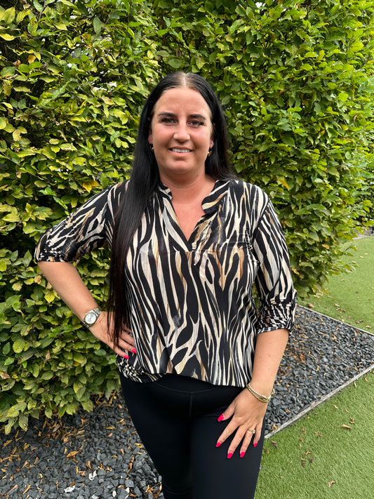 Blouse print travel 1