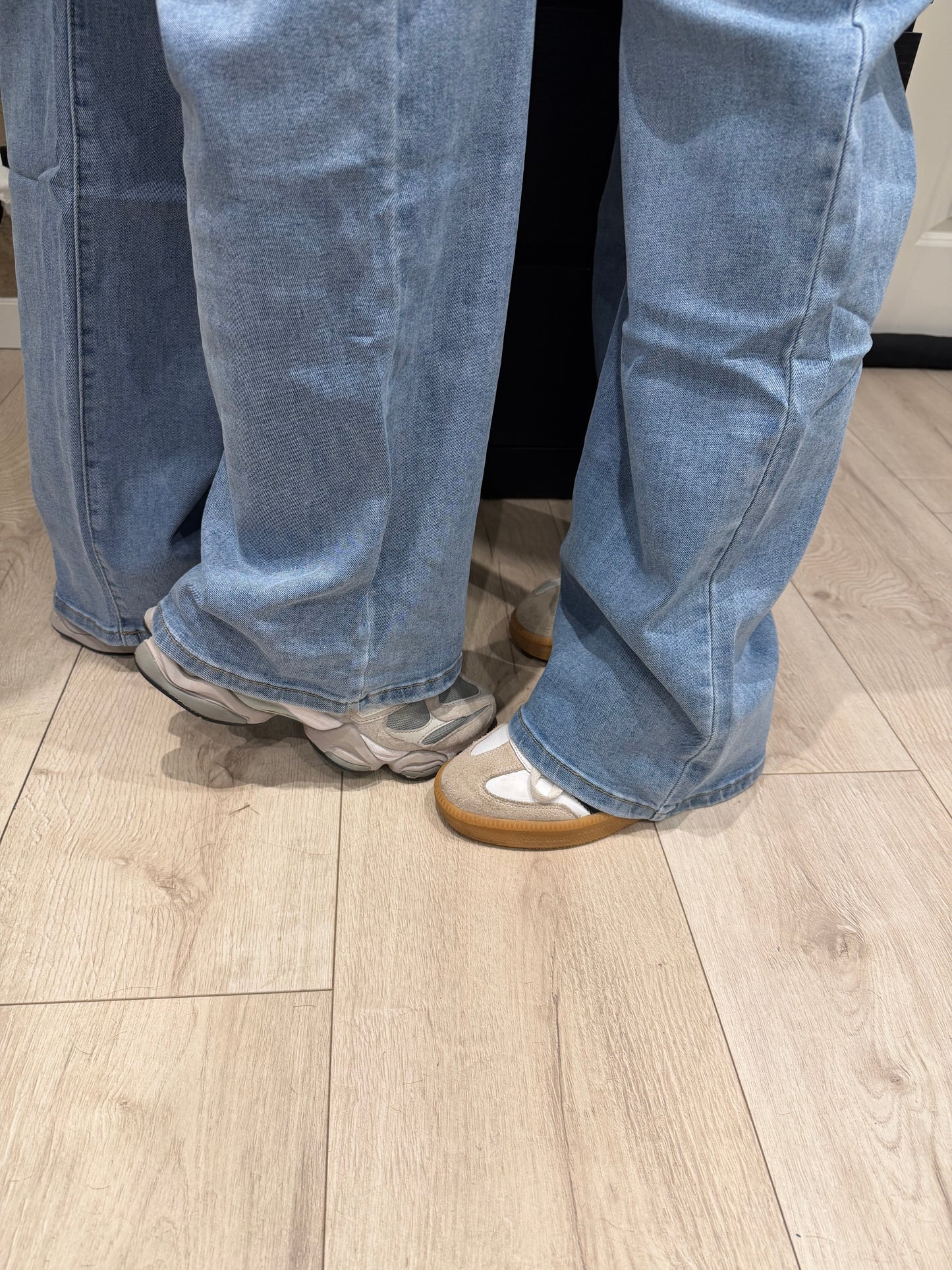 GOODIES spijker licht WIDE LEG TALL DJ2790