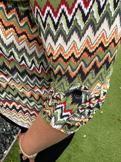 Blouse print travel 8