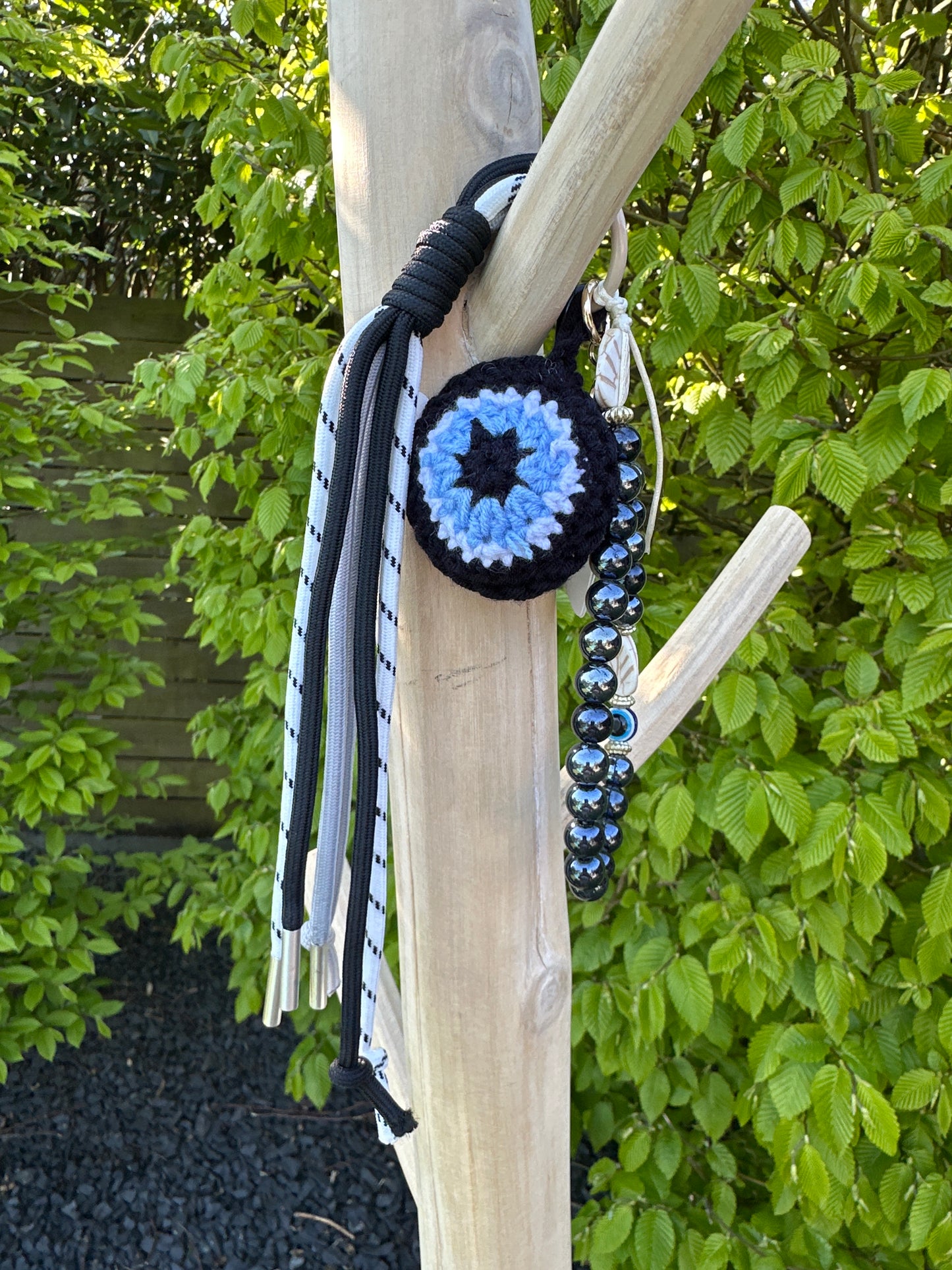 Tas/sleutelhanger kettinkje ZWART