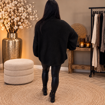 Trui turtle neck ZWART