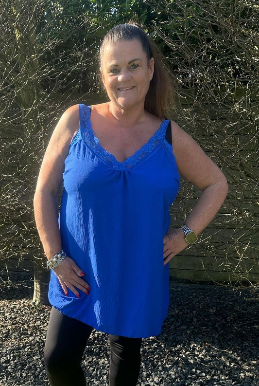 Hemd kant XXL KOBALT