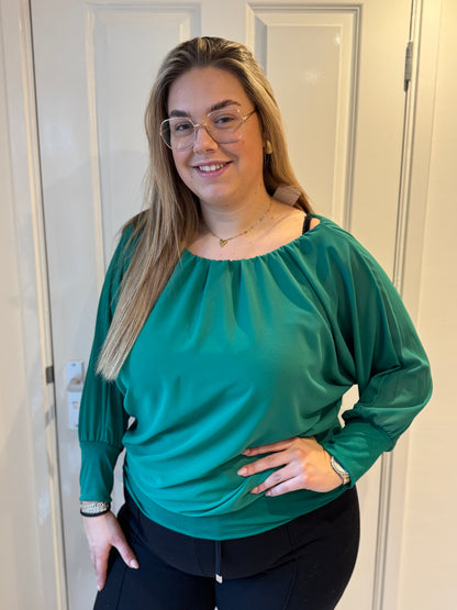 Blouse vleermuis met lange mouw GUCCI