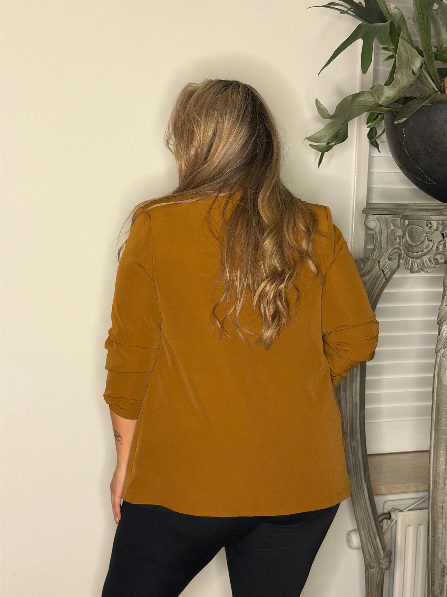 Blazer COGNAC maat 40/42