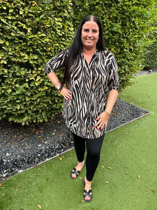 Travel tuniek met print 2