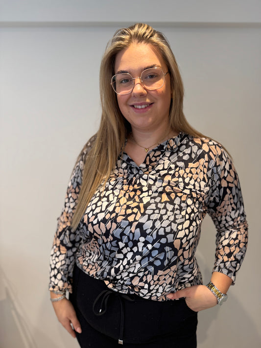 Blouse print travel 3